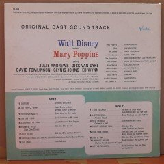 MARY POPPINS (1964) - JULIE ANDREWS - WALT DISNEY - LP PLAK 2.EL