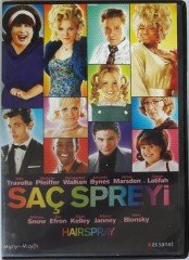 SAÇ SPREYİ - HAIRSPRAY - JOHN TRAVOLTA - MICHELLE PFIEFFER - CHRISTOPHER WALKEN - DVD 2.EL