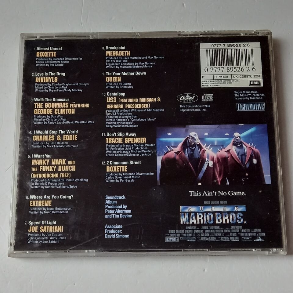 SUPER MARIO BROS. / ORIGINAL MOTION PICTURE SOUNDTRACK (1993) - CD 2.EL