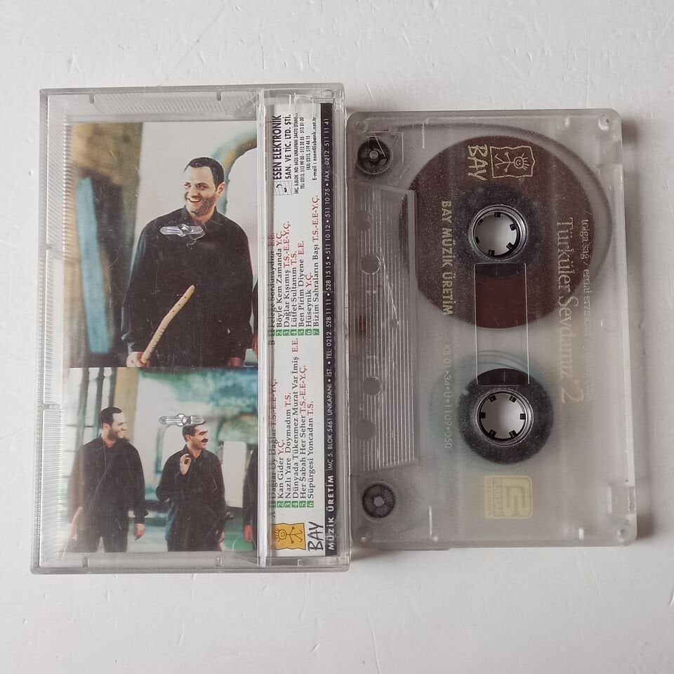 TÜRKÜLER SEVDAMIZ 2 - TOLGA SAĞ, ERDAL ERZİNCAN, YILMAZ ÇELİK (2001) - KASET 2.EL