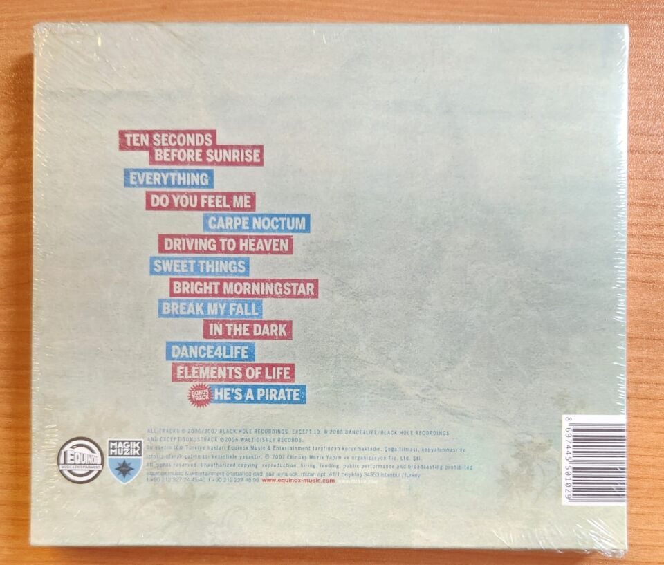 TIESTO – ELEMENTS OF LIFE (2007) - CD JEWEL CASE AMBALAJINDA SIFIR