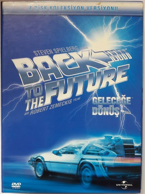 GELECEĞE DÖNÜŞ - BACK TO THE FUTURE - MICHAEL J. FOX - ROBERT ZEMECKIS - 4DVD KOLEKSİYON VERSİYONU 2.EL