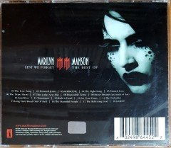 MARILYN MANSON - LEST WE FORGET / THE BEST OF (2004) DELUXE EDITION CD+DVD 2.EL