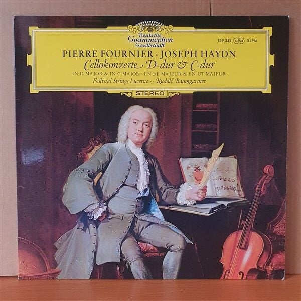 PIERRE FOURNIER / JOSEPH HAYDN / CELLOKONZERTE D-DUR & C-DUR / RUDOLF BAUMGARTNER (1968) - LP 2.EL PLAK