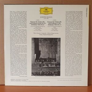 PIERRE FOURNIER / JOSEPH HAYDN / CELLOKONZERTE D-DUR & C-DUR / RUDOLF BAUMGARTNER (1968) - LP 2.EL PLAK