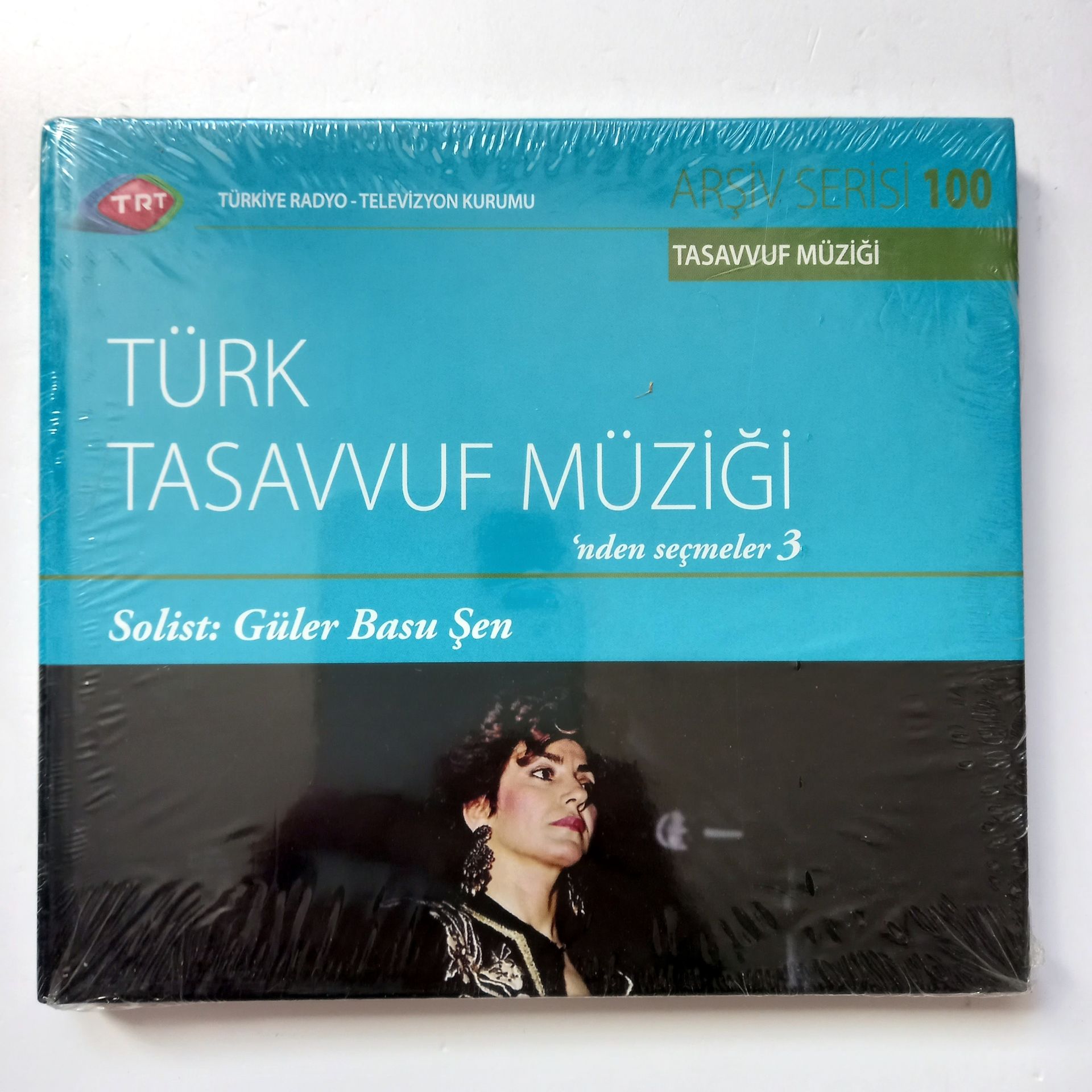 TÜRK TASAVVUF MÜZİĞİ'NDEN SEÇMELER 3 - SOLİST: GÜLER BASU ŞEN / TASAVVUF MÜZİĞİ / TRT ARŞİV SERİSİ 100 - CD SIFIR