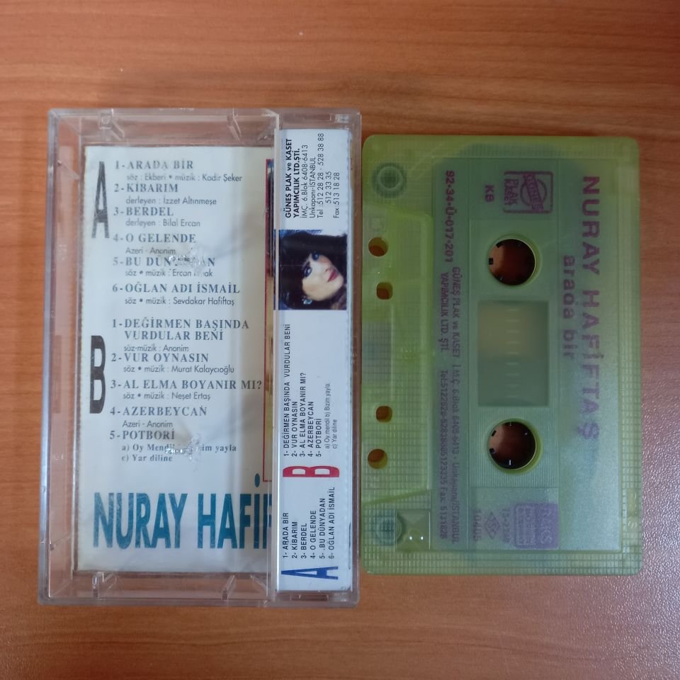 NURAY HAFİFTAŞ - ARADA BİR (1992) - KASET 2.EL