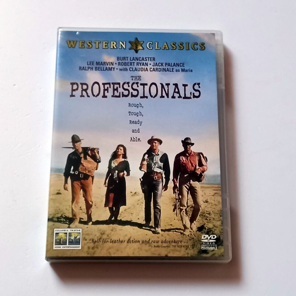 THE PROFESSIONALS - BURT LANCASTER, LEE MARVIN, CLAUDIA CARDINALE - YÖN.: RICHARD BROOKS  - DVD 2.EL