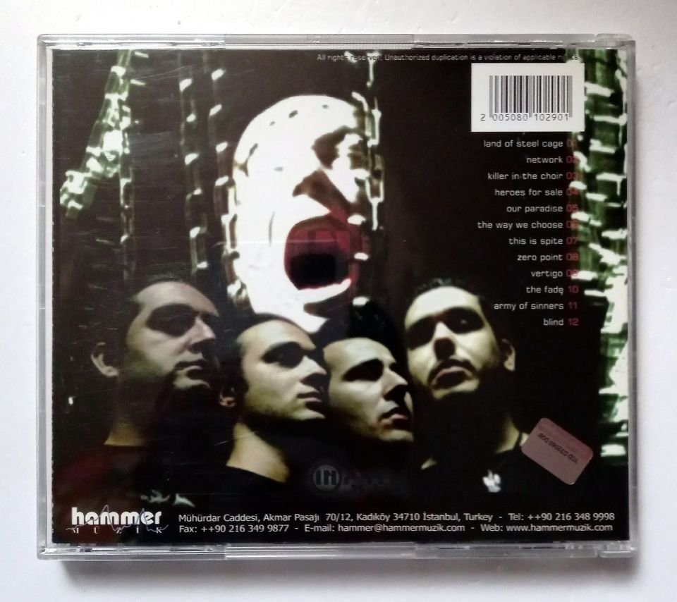 IN SPITE – LAND OF STEEL CAGE (2005) - CD 2.EL