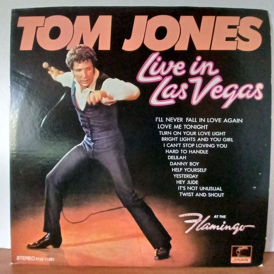 TOM JONES – LIVE IN LAS VEGAS (1969) - LP 2.EL PLAK