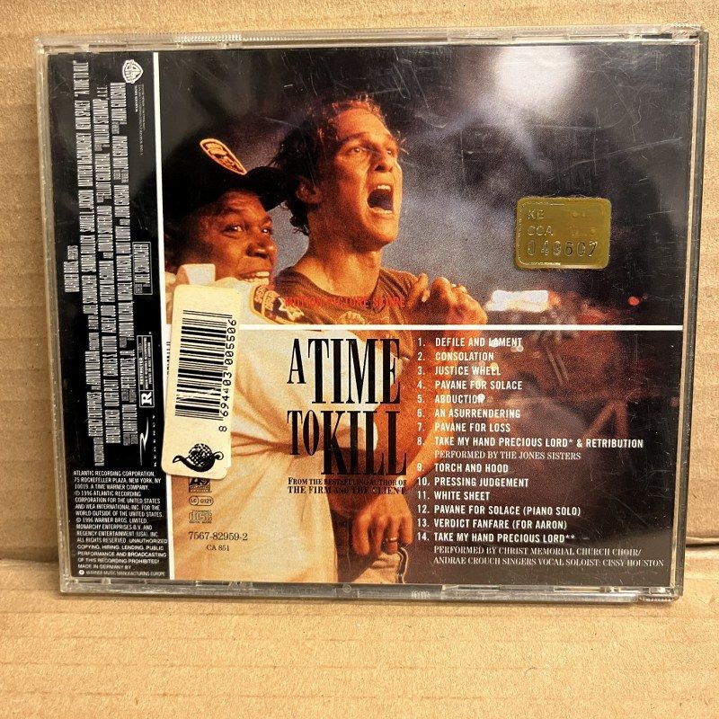 ELLIOT GOLDENTHAL – A TIME TO KILL (MOTION PICTURE SCORE) (1996) - CD 2.EL