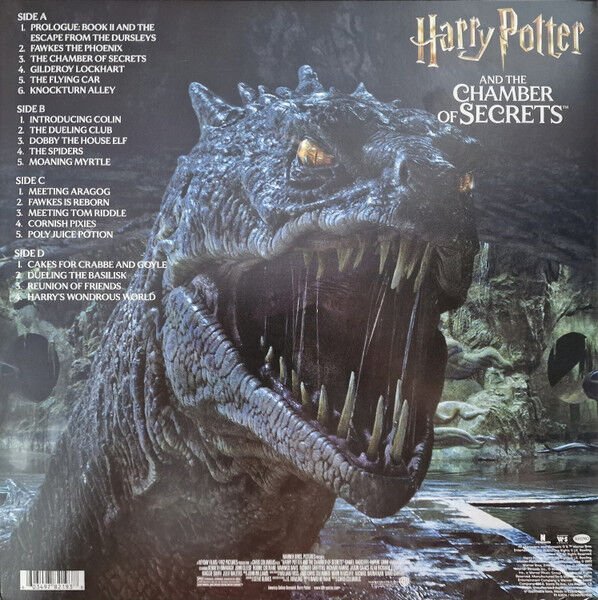 HARRY POTTER AND THE CHAMBER OF SECRETS (ORIGINAL MOTION PICTURE SOUNDTRACK) / JOHN WILLIAMS (2002) - 2LP 2025 REISSUE GATEFOLD SIFIR PLAK