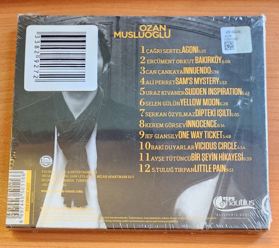 OZAN MUSLUOĞLU – MY BEST FRIENDS ARE PIANISTS (2012) - CD DIGIPAK AMBALAJINDA SIFIR