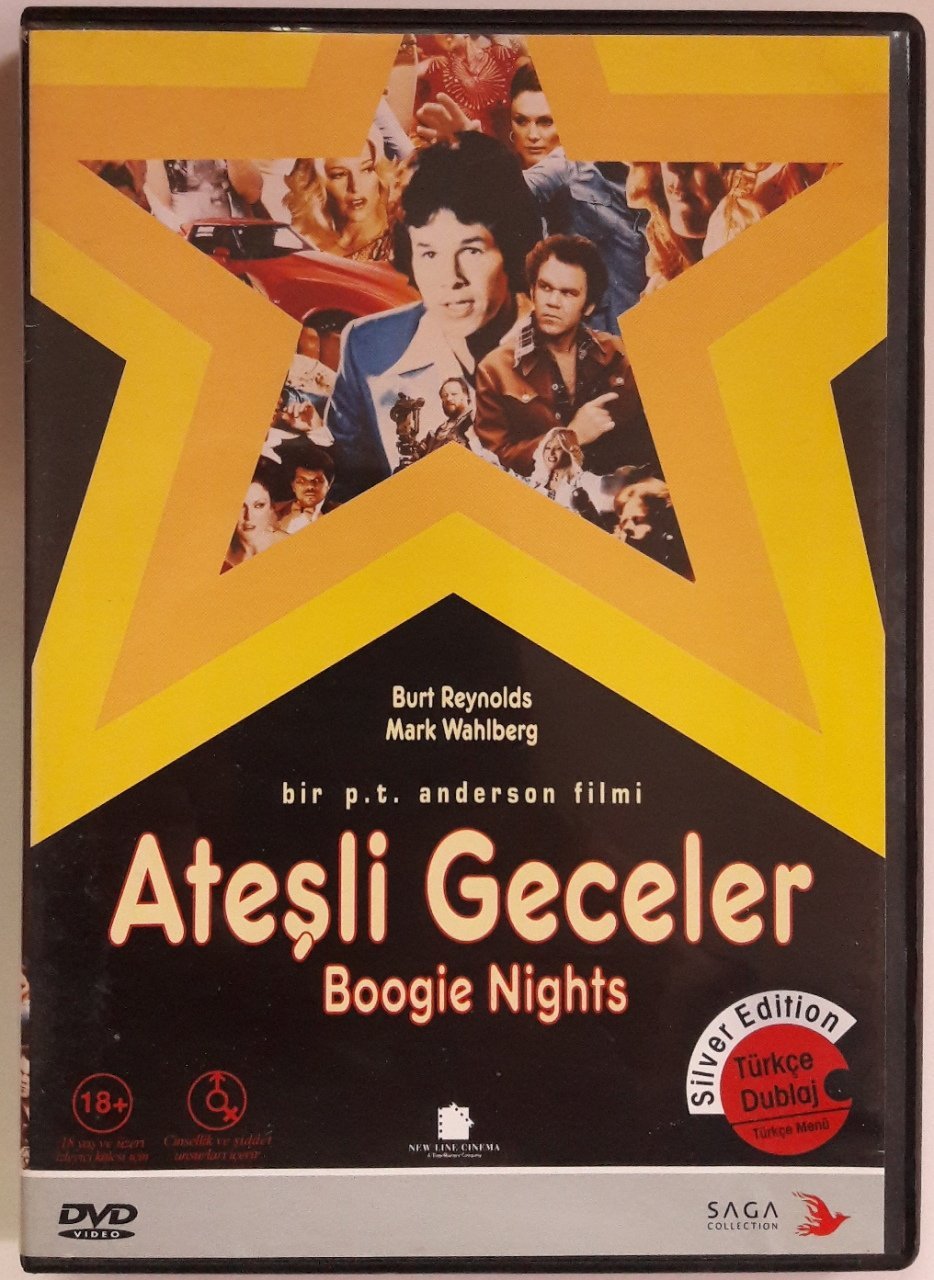 ATEŞLİ GECELER - BOOGIE NIGHTS - BURT REYNOLDS - MARK WAHLBERG - PAUL THOMAS ANDERSON - DVD 2.EL