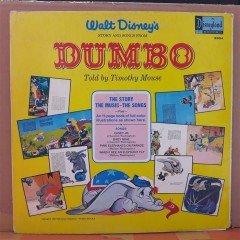 DUMBO THE STORY AND SONGS (1965) - WALT DISNEY - LP PLAK 2.EL