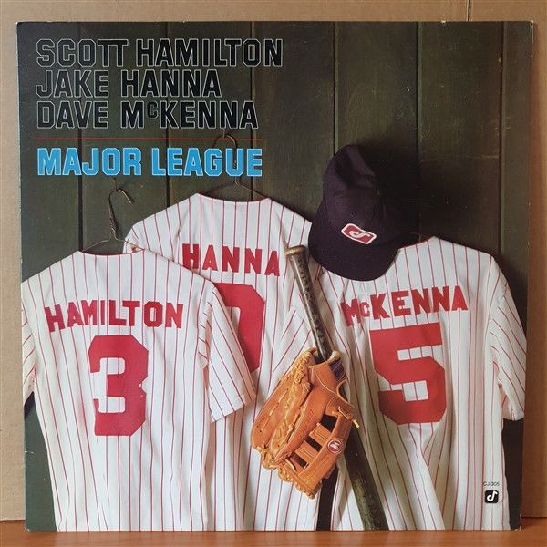 SCOTT HAMILTON / JAKE HANNA / DAVE MCKENNA - MAJOR LEAGUE (1986) - LP 2.EL PLAK