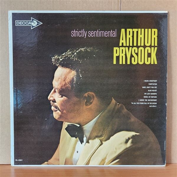ARTHUR PRYSOCK – STRICTLY SENTIMENTAL - LP 2.EL PLAK