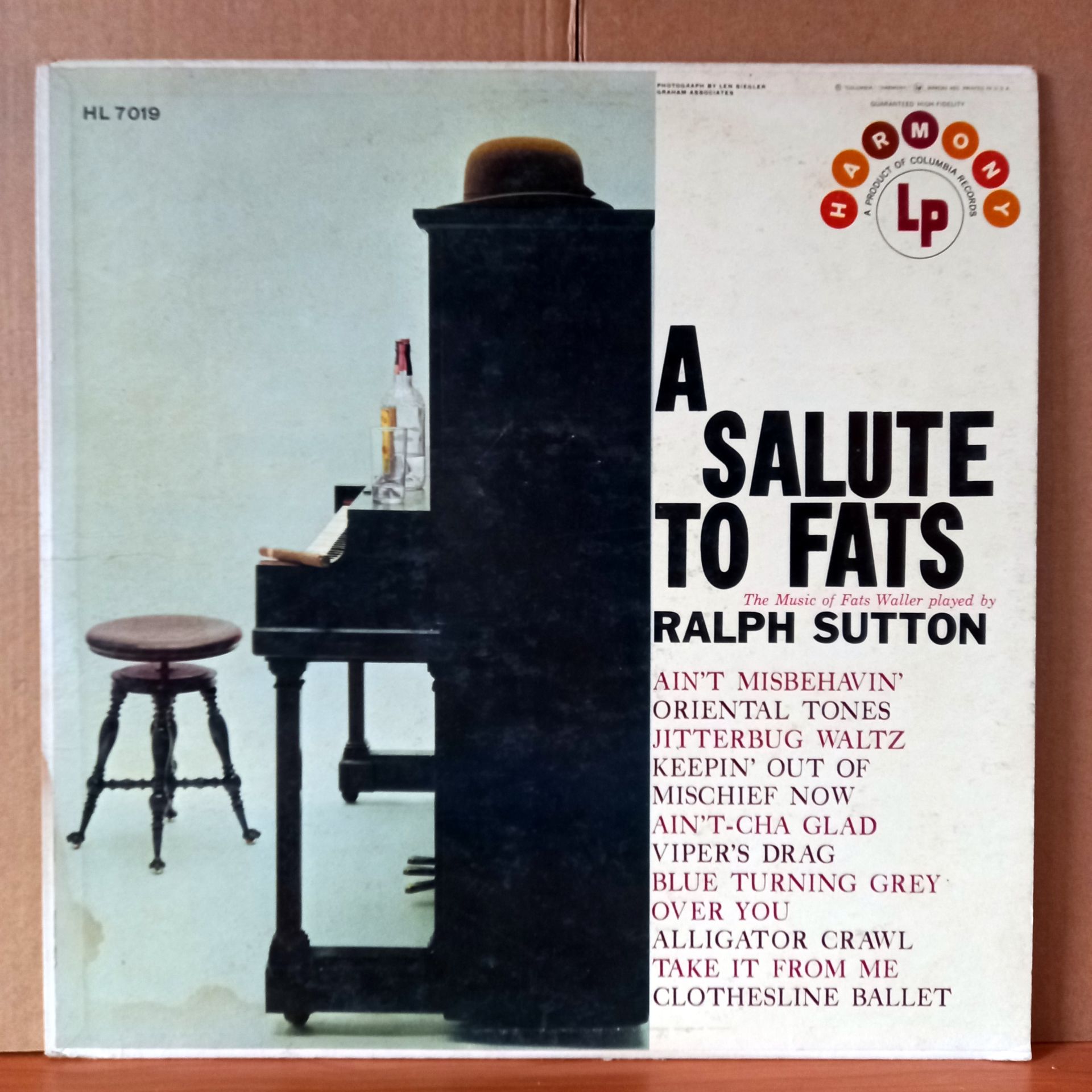 RALPH SUTTON – A SALUTE TO FATS (1957) - LP 2.EL PLAK