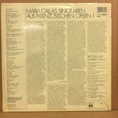 MARIA CALLAS SINGT ARIEN FRANZÖSISCHEN OPERN 1 SIFIR PLAK
