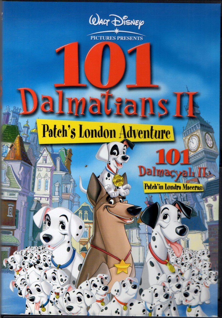101 DALMATIANS II PATCH'S LONDON ADVENTURE - 101 DALMAÇYALI II PATCH'İN LONDRA MACERASI - ANİMASYON - DVD 2.EL