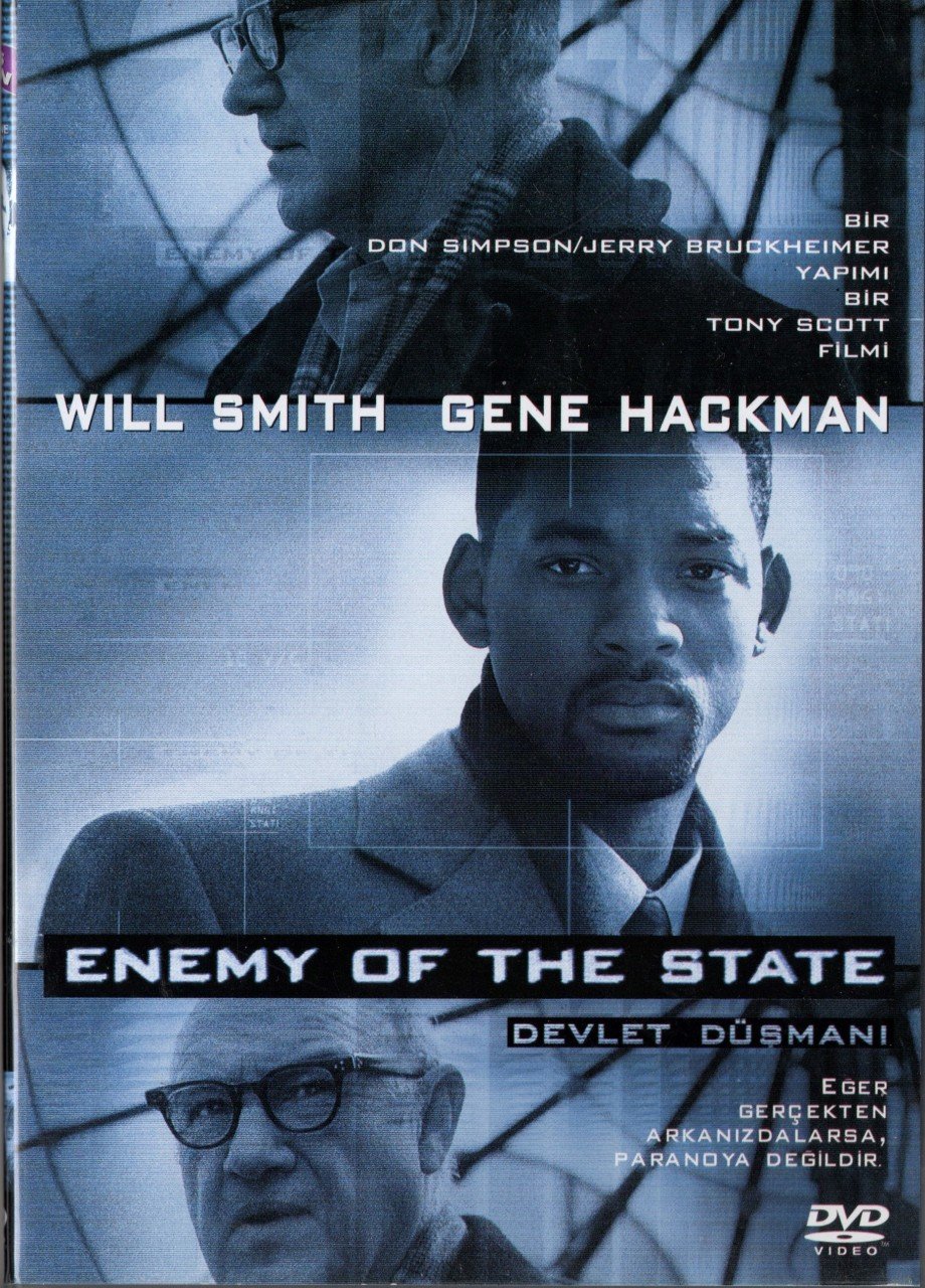 ENEMY OF THE STATE - DEVLET DÜŞMANI - WILL SMITH - GENE HACKMAN - DVD 2.EL