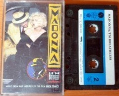 MADONNA - I'M BREATHLESS DICK TRACY (1990) MMY CASSETTE MADE IN TURKEY ''USED'' PAPER LABEL