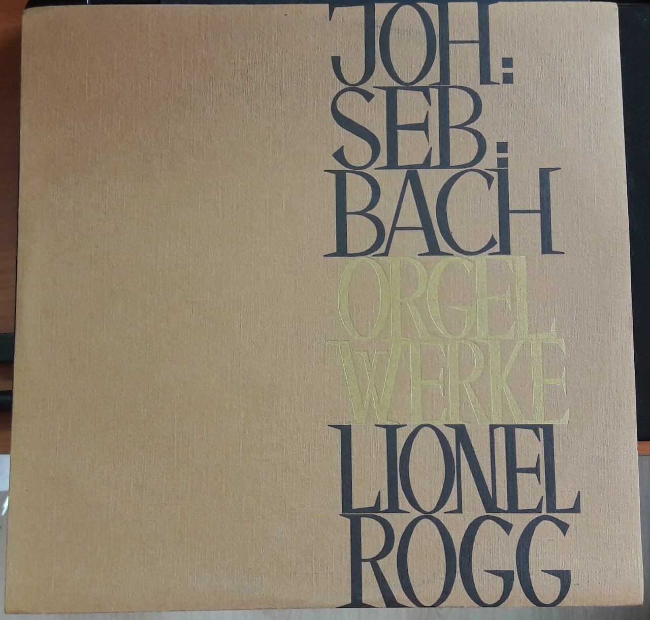 BACH COMPLETE ORGAN WORKS 13 LIONEL ROGG - PLAK 2.EL