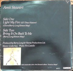AMII STEWART - LIGHT MY FIRE (1979) - 12'' MAXI SINGLE PLAK 2.EL