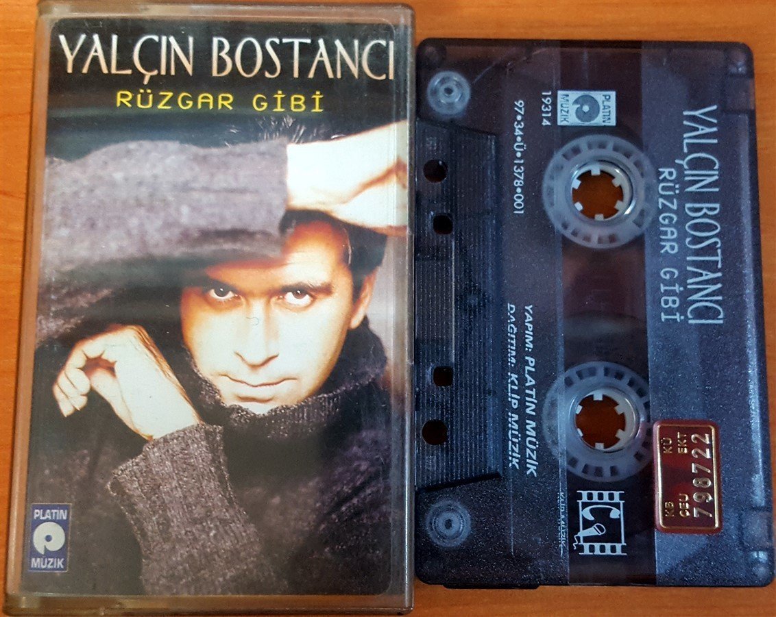 YALÇIN BOSTANCI - RÜZGAR GİBİ (1997) PLATİN MÜZİK KASET 2.EL