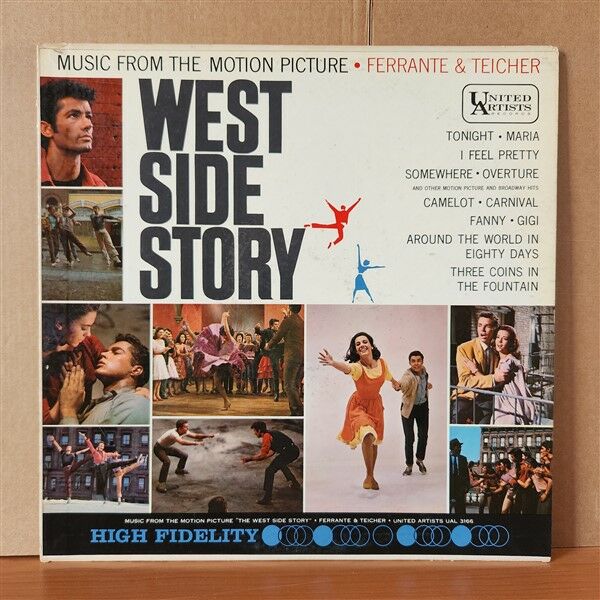 MUSIC FROM THE MOTION PICTURE WEST SIDE STORY / FERRANTE & TEICHER (1961) - LP 2.EL PLAK