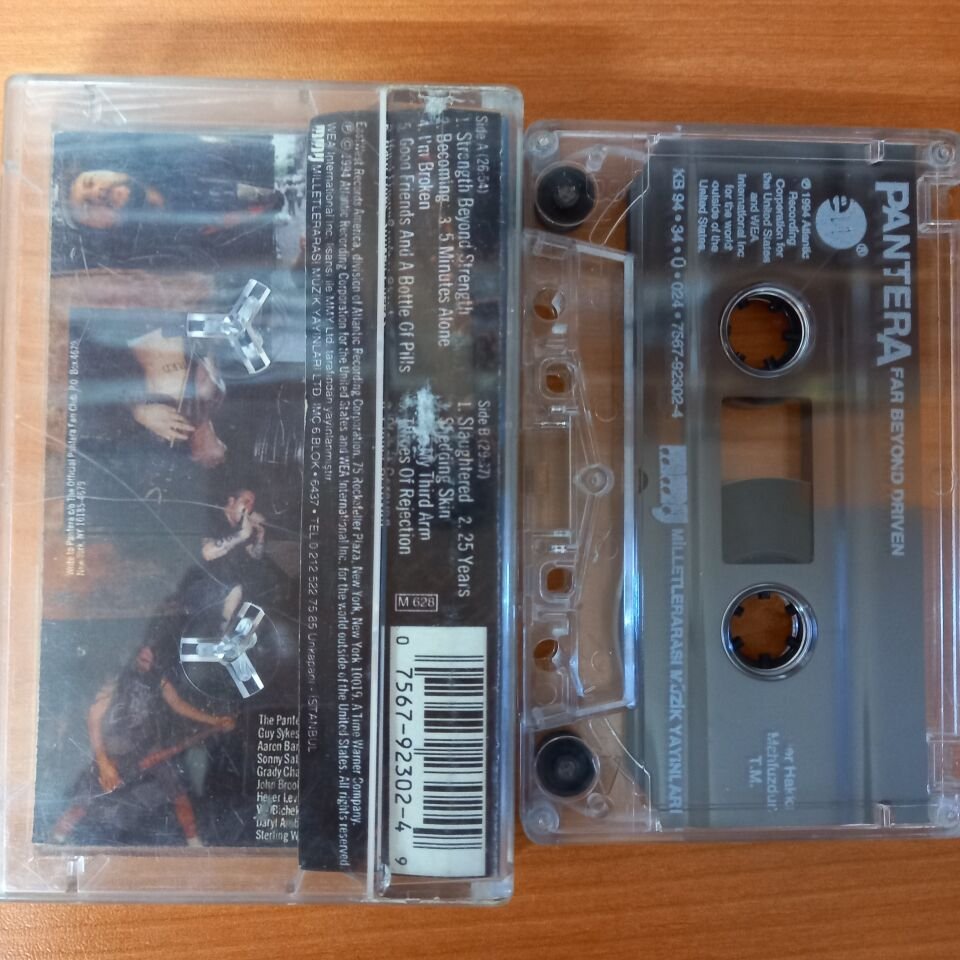 PANTERA - FAR BEYOND DRIVEN (1994) - KASET 2.EL