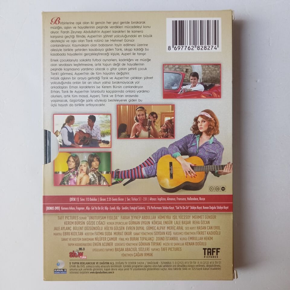 UNUTURSAM FISILDA - ÇAĞAN IRMAK - DVD 2.EL