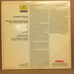 BRAHMS PIANO CONCERTO NO 2 GEZA ANDA BERLIN PHIL. KARAJAN 2.EL PLAK