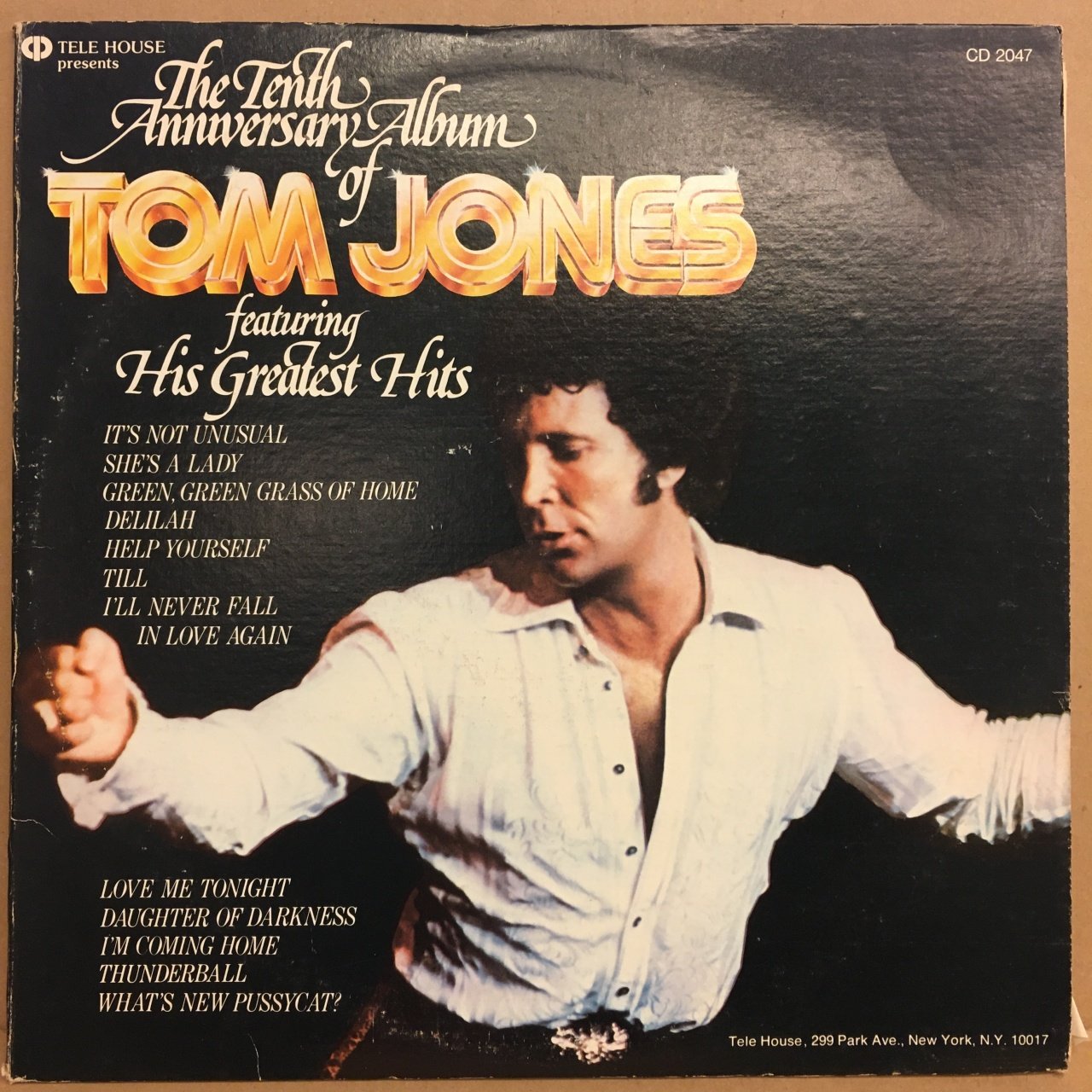 TOM JONES - THE TENTH ANNIVERSARY ALBUM OF TOM JONES HIS GREATEST HITS 2.EL 2PLAK