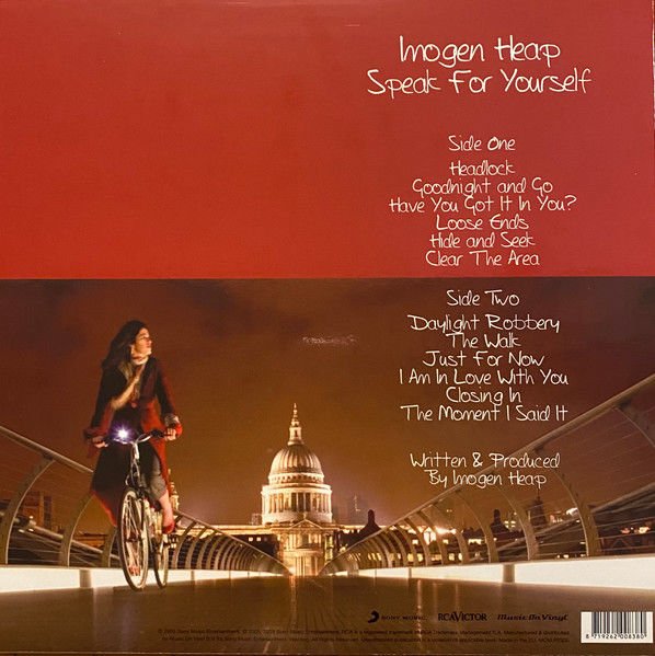 IMOGEN HEAP - SPEAK FOR YOURSELF (2005) - LP 180GR 2019 SIFIR PLAK
