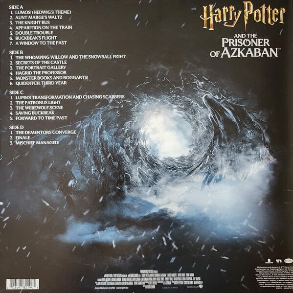 HARRY POTTER AND THE PRISONER OF AZKABAN (ORIGINAL MOTION PICTURE SOUNDTRACK) / JOHN WILLIAMS (2004) - 2LP 2025 REISSUE GATEFOLD SIFIR PLAK