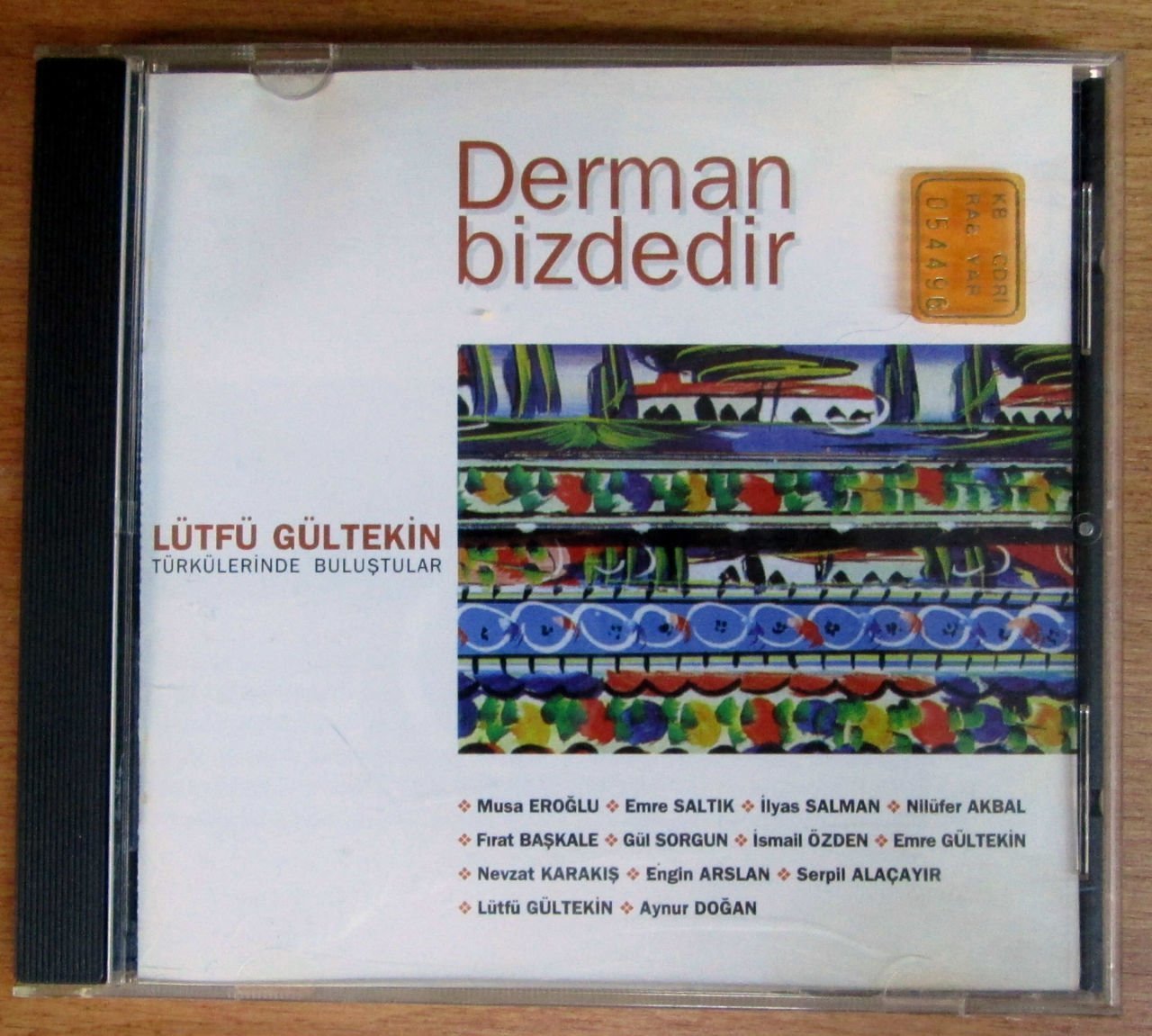 LÜTFÜ GÜLTEKİN TÜRKÜLERİ DERMAN BİZDEDİR CD 2.EL