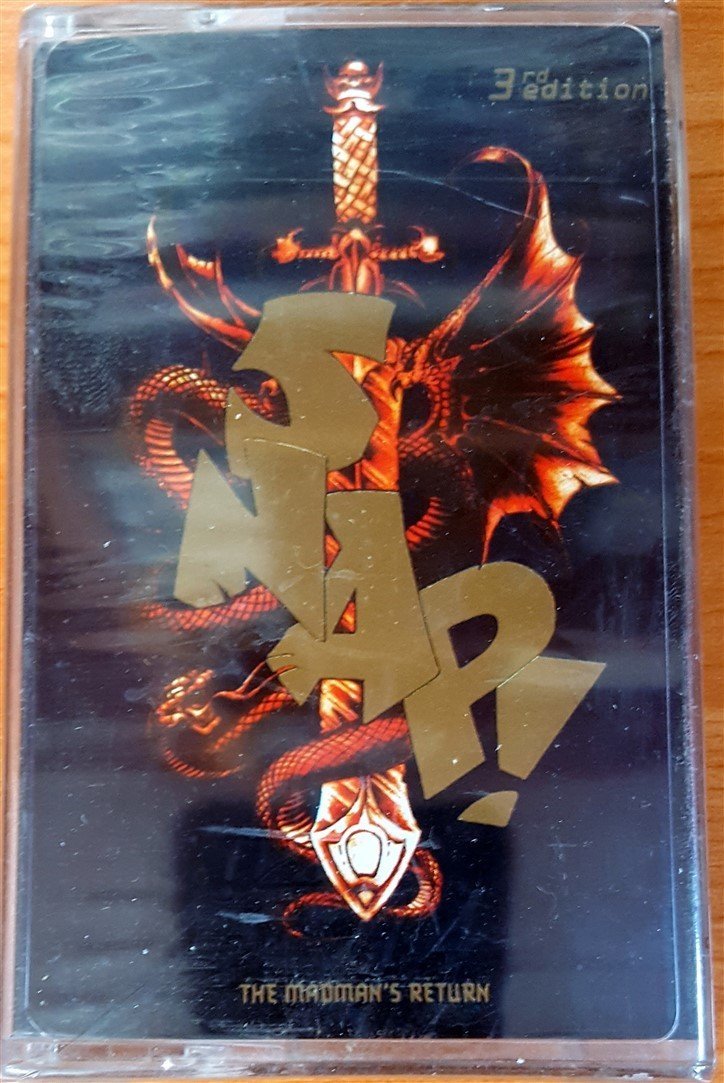 SNAP - THE MADMAN'S RETURN (1993) MMY CASSETTE MADE IN TURKEY ''NEW''