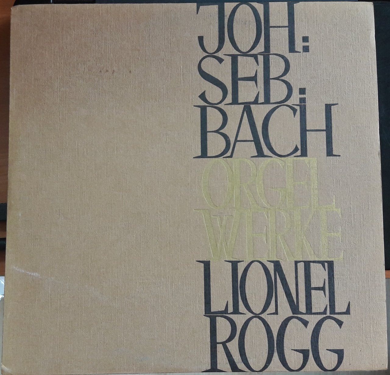 BACH COMPLETE ORGAN WORKS 14 LIONEL ROGG - PLAK 2.EL