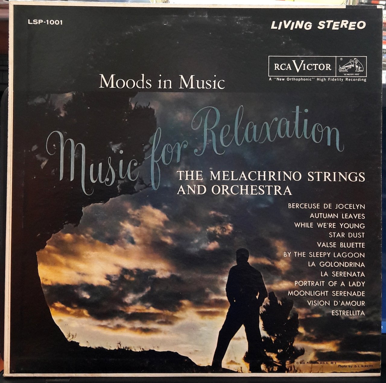 MUSIC FOR RELAXATION - THE MELACHRINO STRINGS AND ORCHESTRA - PLAK 2.EL