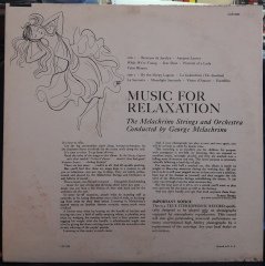 MUSIC FOR RELAXATION - THE MELACHRINO STRINGS AND ORCHESTRA - PLAK 2.EL