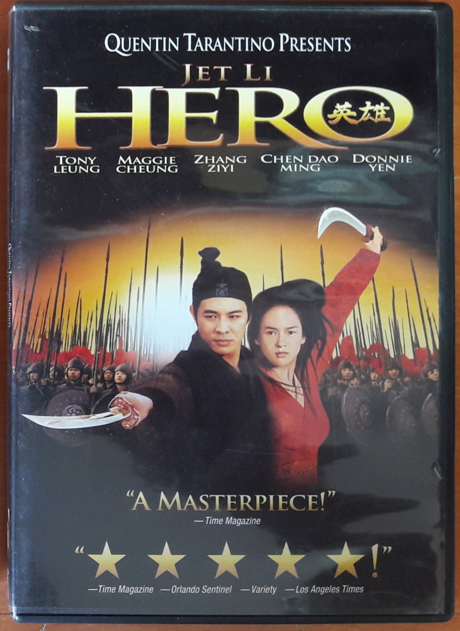 HERO - JET LI - DVD 2.EL 1. BÖLGE TR ALTYAZI YOKTUR