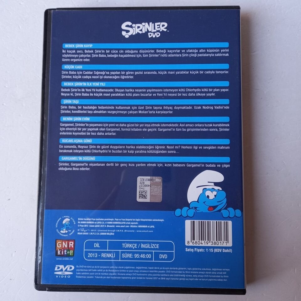 ŞİRİNLER - KUCAKLAŞMA GÜNÜ - DVD 2.EL
