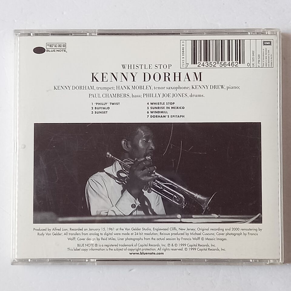 KENNY DORHAM – WHISTLE STOP (1961) - CD 2000 REMASTERED REISSUE 2.EL