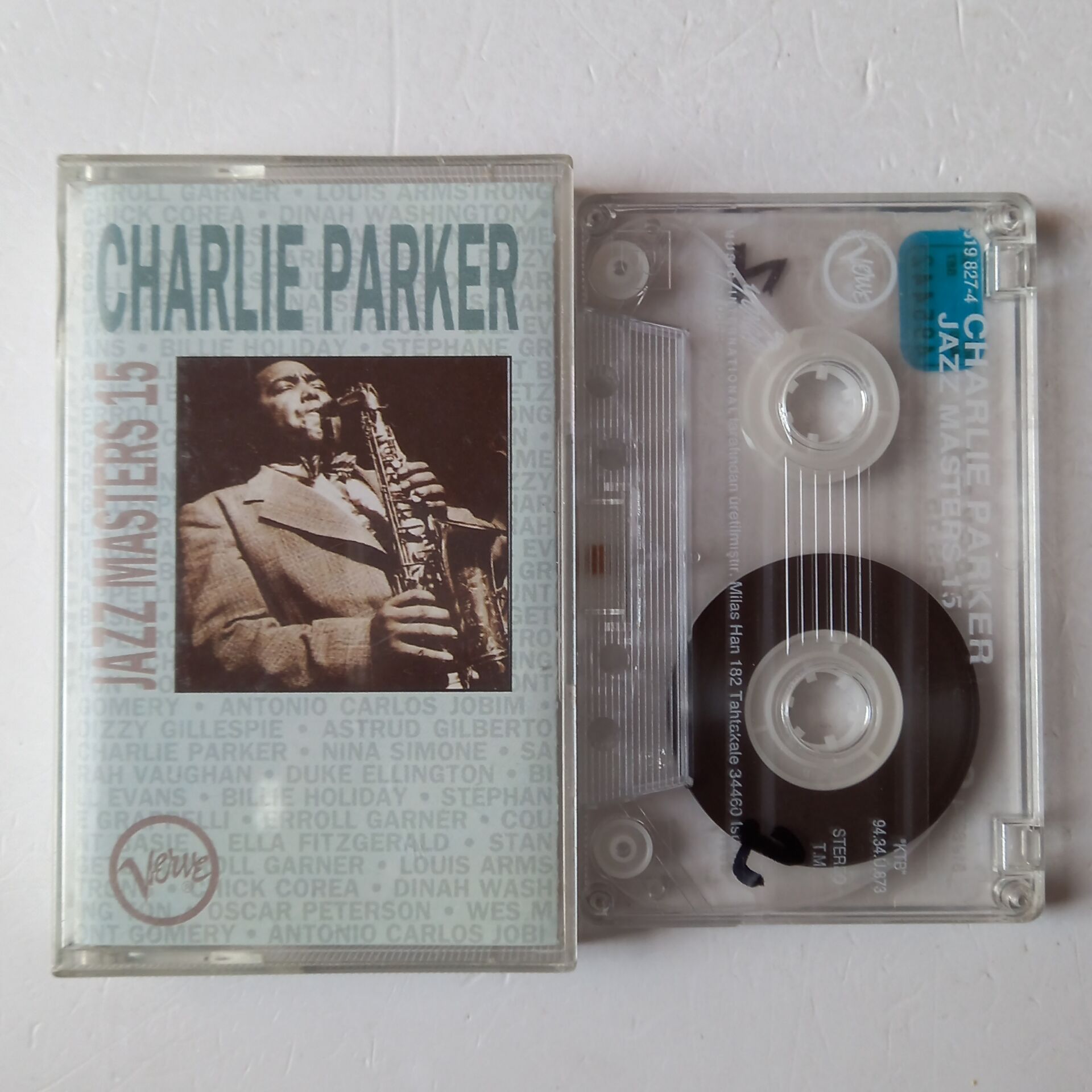 CHARLIE PARKER – VERVE JAZZ MASTERS 15 (1994) - KASET 2.EL