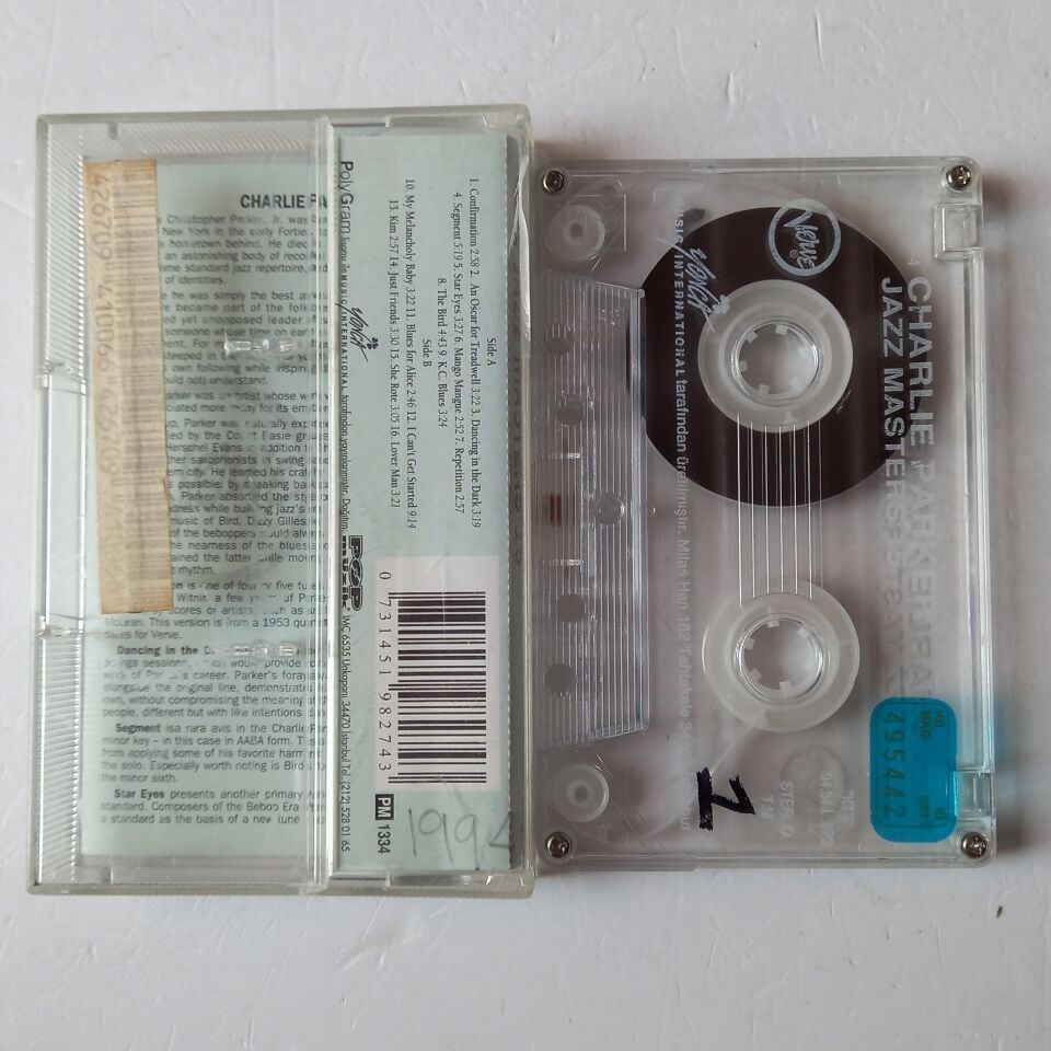 CHARLIE PARKER – VERVE JAZZ MASTERS 15 (1994) - KASET 2.EL