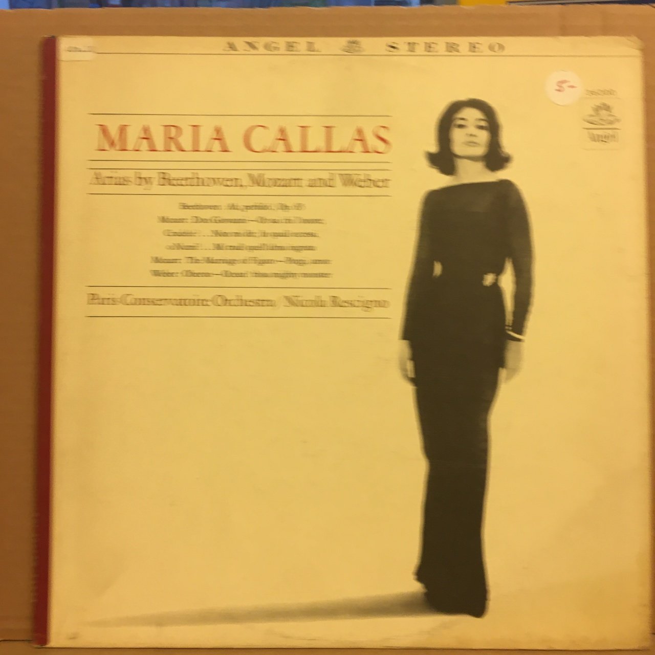 MARIA CALLAS ARIAS BY BEETHOVEN MOZART WEBER 2.EL PLAK