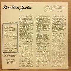 PARIS RIVE GAUCHE JACQUES MARCHAIS, PAUL VILLAZ, BERNARD HALLER, CHANTAL LAURENTIE 2.EL PLAK