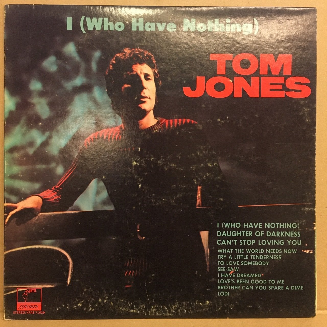 TOM JONES - I (WHO HAVE NOTHING) 2.EL PLAK