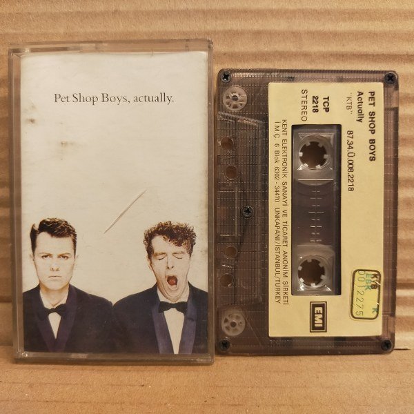 PET SHOP BOYS – ACTUALLY (1987) - KASET 2.EL